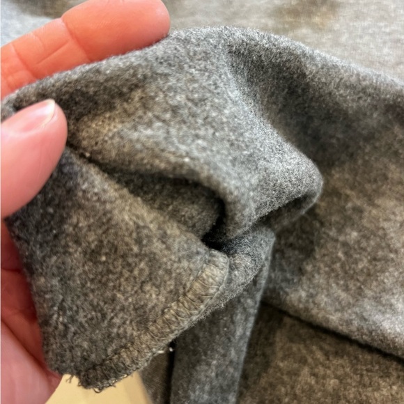 Aviator Nation Gray Cropped Hoodie with Rainbow and Lightning Bolt - Picture 8 of 14